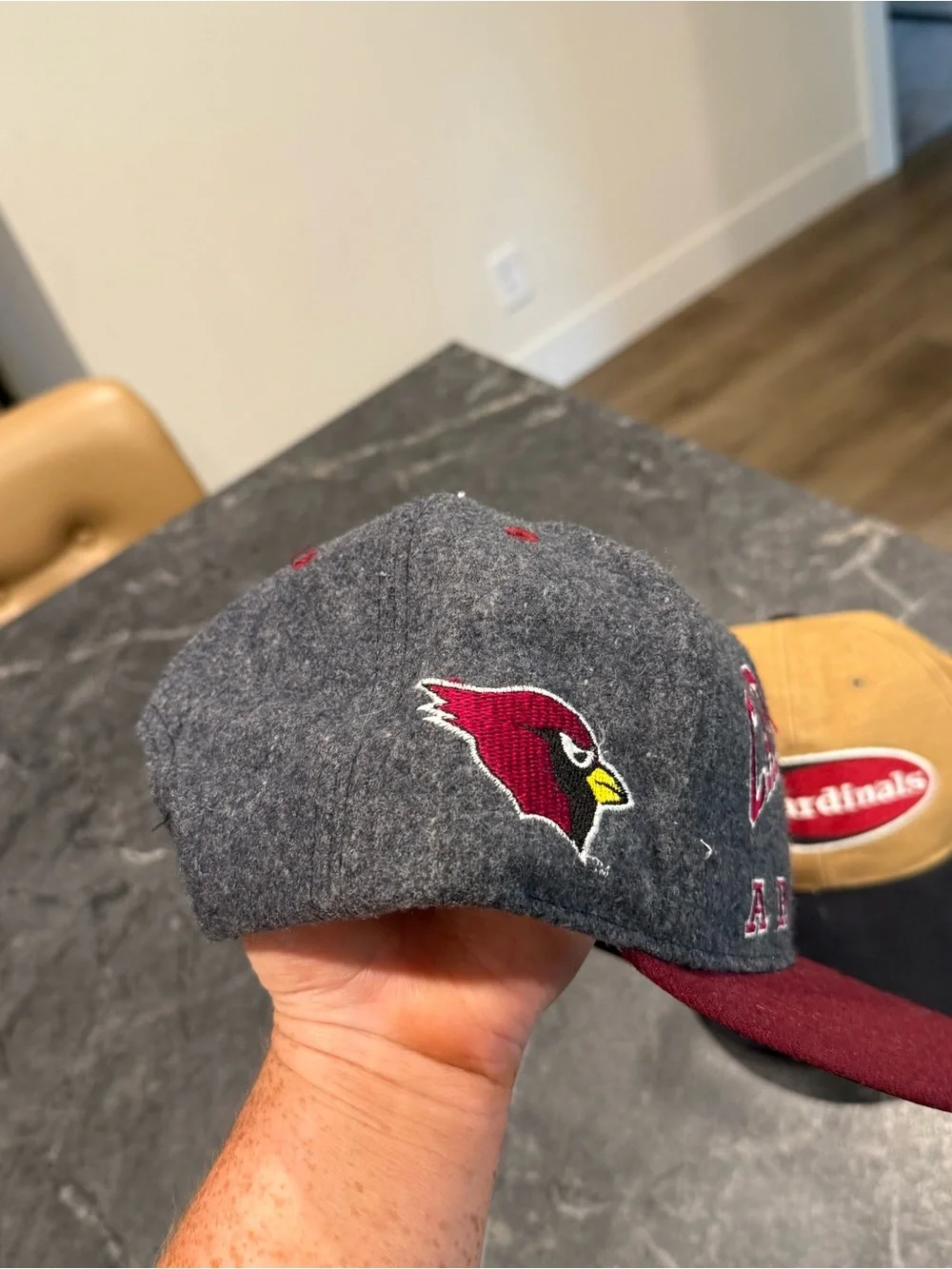 Vintage Arizona Cardinals Drew Pearson American Needle hats snap strap back